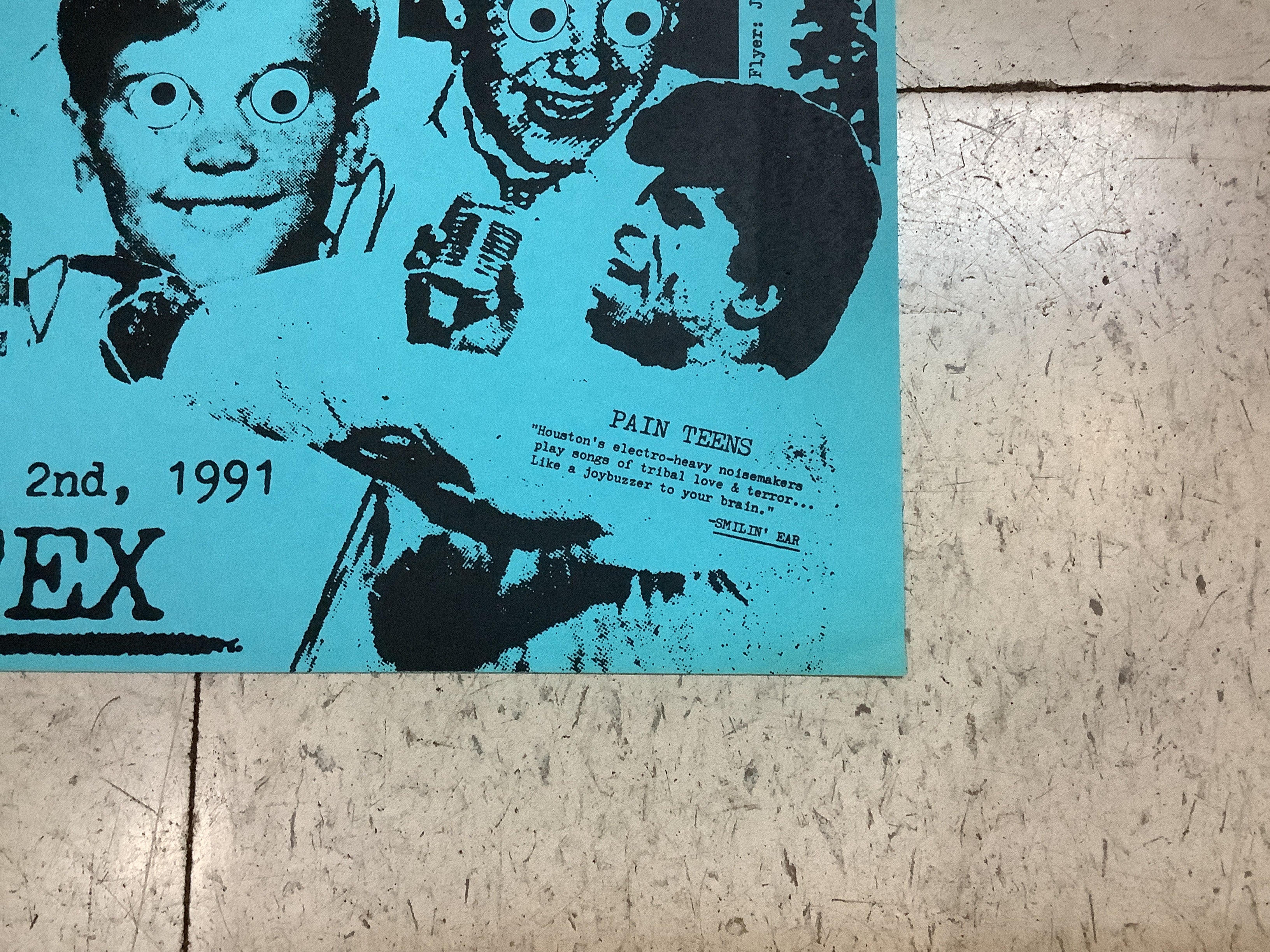 Pain Teens and Bayou Pigs at Vortex - 1991 (Poster) - Image 4
