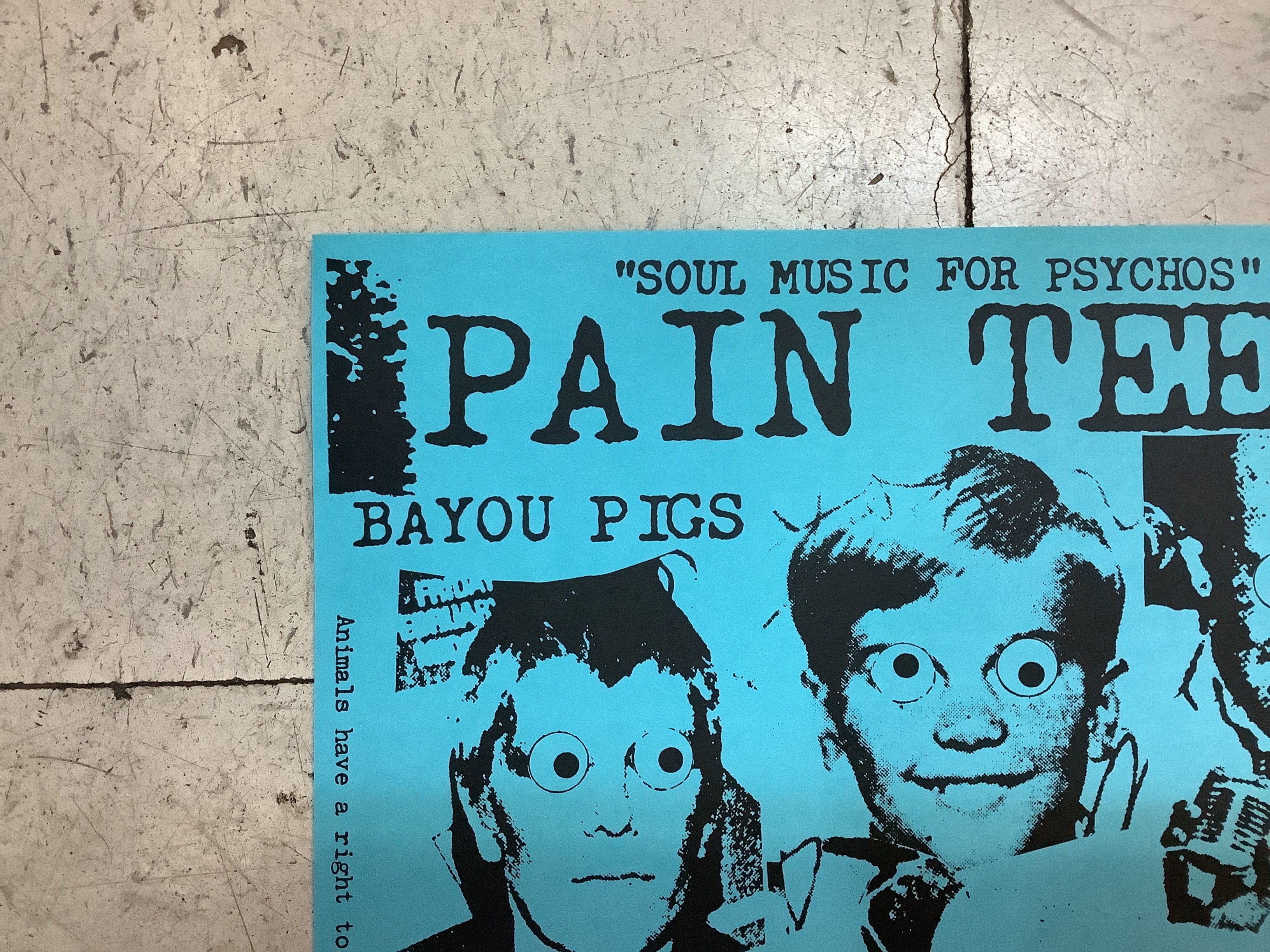 Pain Teens and Bayou Pigs at Vortex - 1991 (Poster) - Image 2
