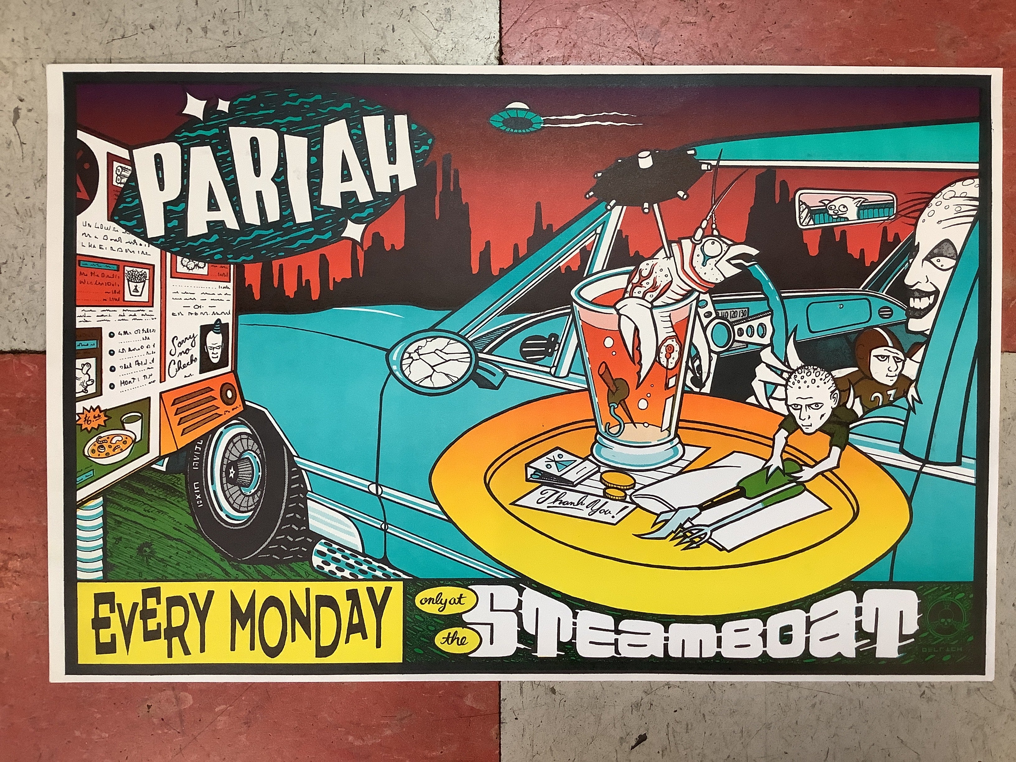 Pariah at The Steamboat (Poster)