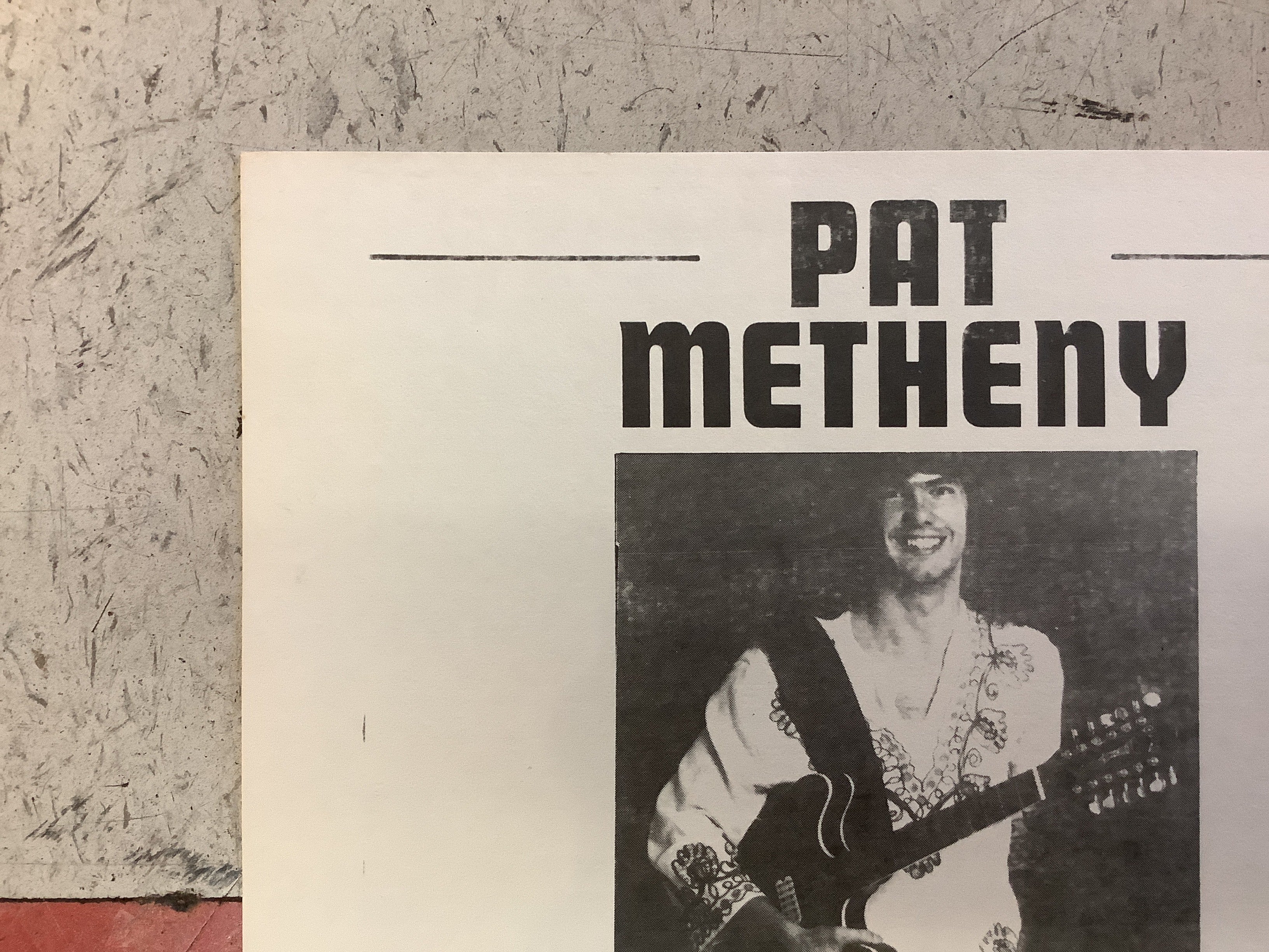 Pat Metheny and Ruby Starr at Armadillo - 1978 (Poster) - Image 2