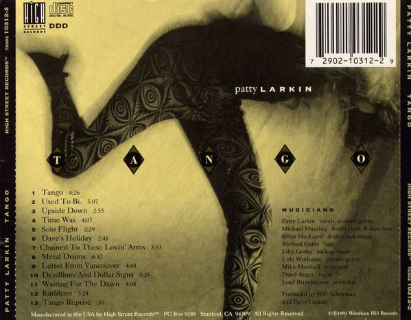 Patty Larkin - Tango (CD) - Image 4