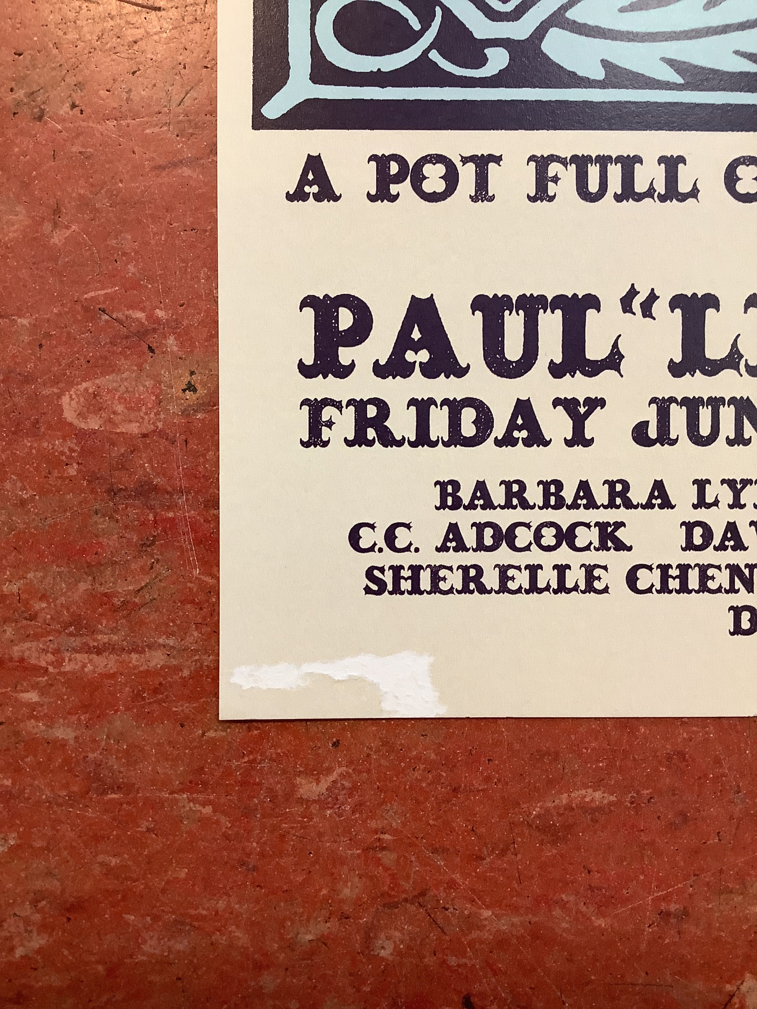Paul "Lil' Buck" Sinegal Tribute Show at Antone's Nightclub - 2019 (Poster) - Image 5