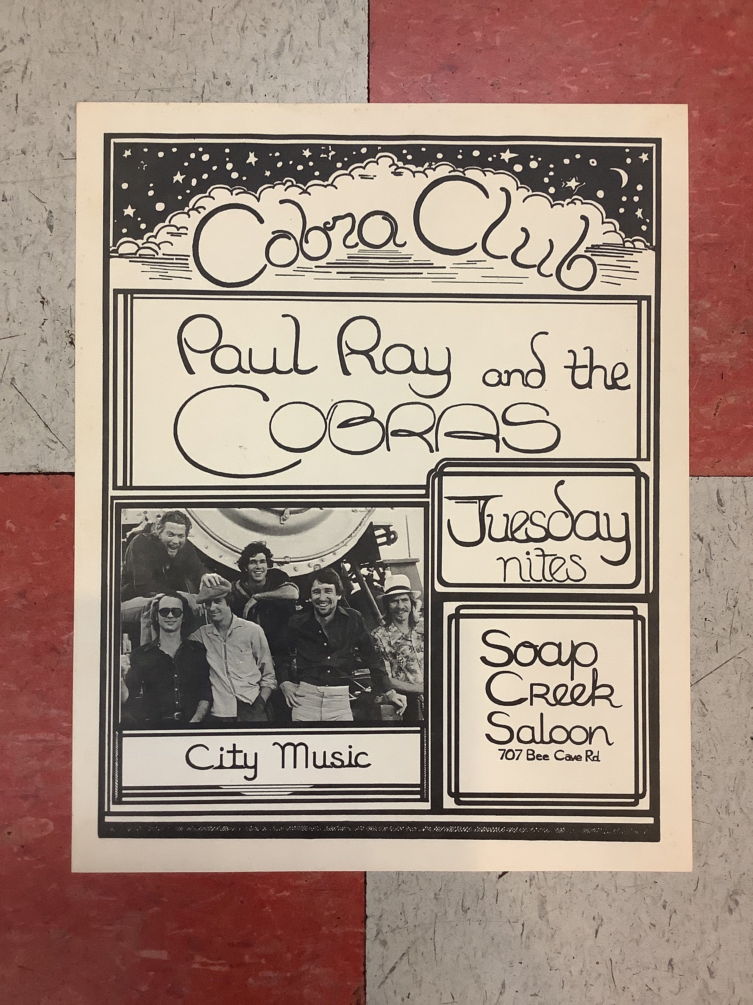 Paul Ray and The Cobras at Soap Creek Saloon (Poster)
