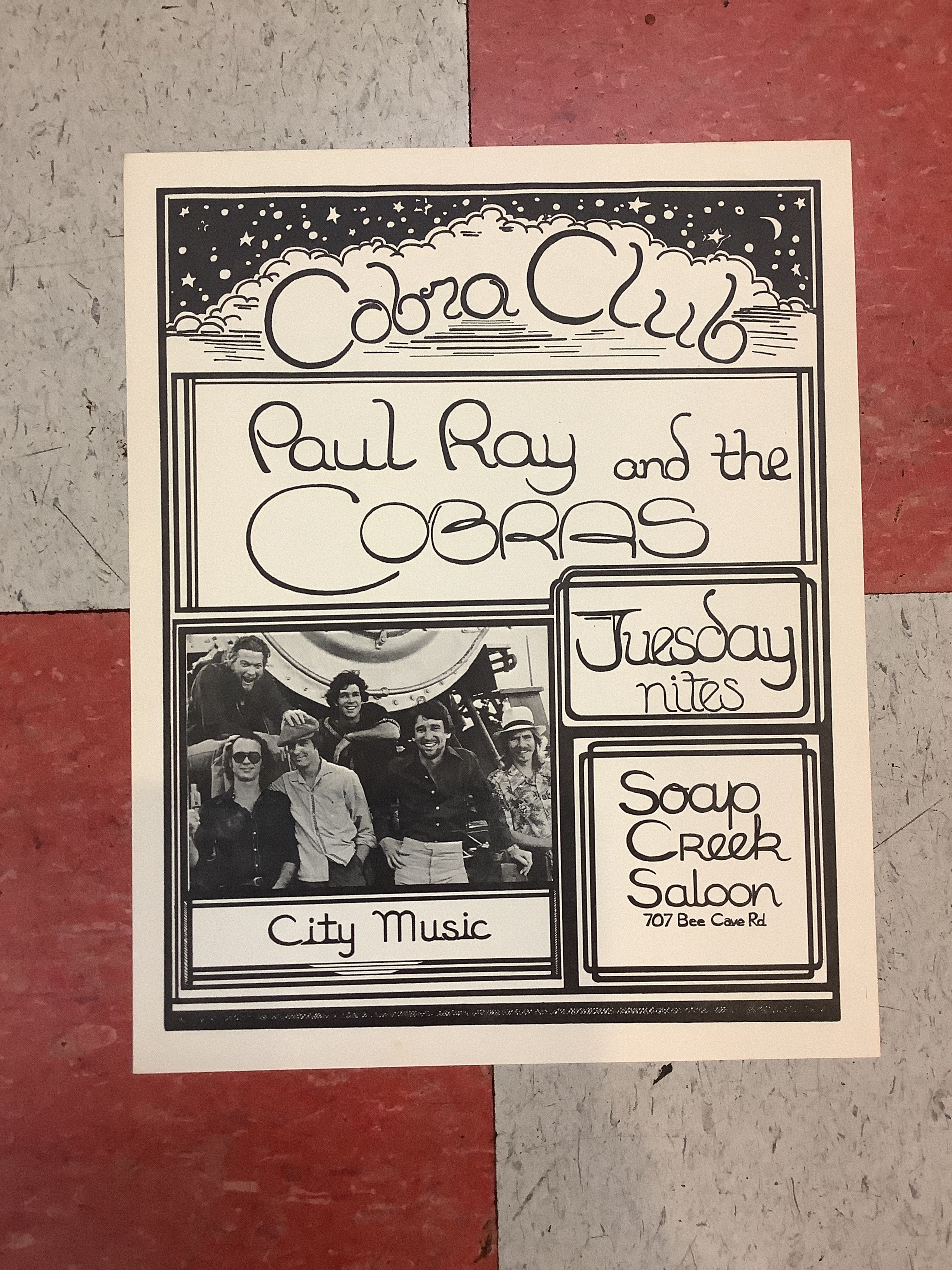 Paul Ray and The Cobras at Soap Creek Saloon (Poster)