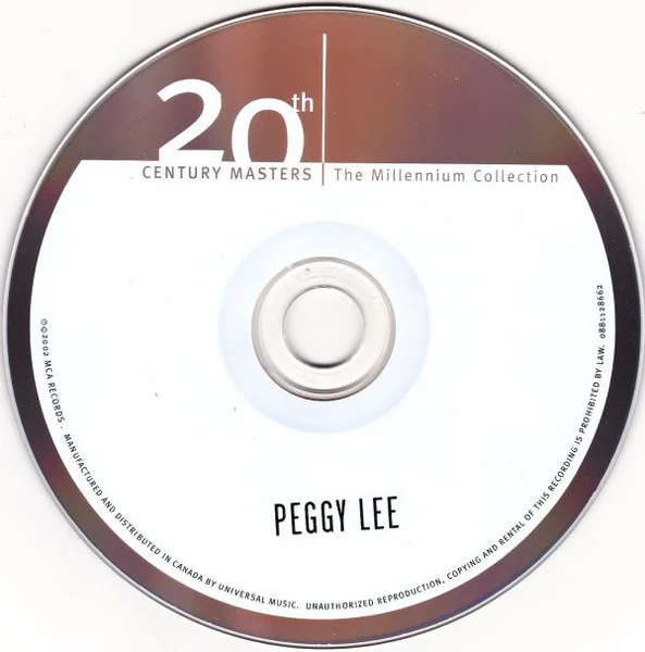Peggy Lee - The Best Of Peggy Lee (CD) - Image 3