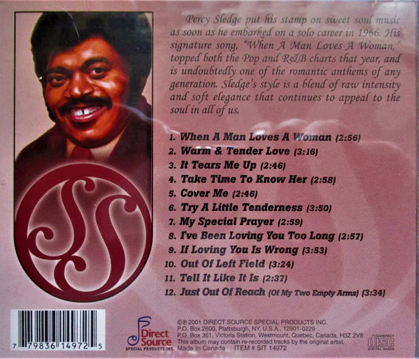 Percy Sledge - Percy Sledge (CD) - Image 2