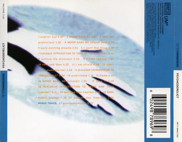 Pete Townshend - Psychoderelict (CD) - Image 2