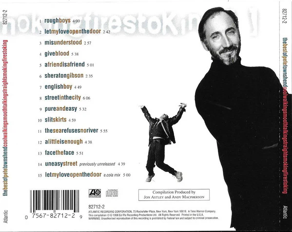 Pete Townshend - The Best Of Pete Townshend (Coolwalkingsmoothtalkingstraightsmokingfirestoking) (CD) - Image 2