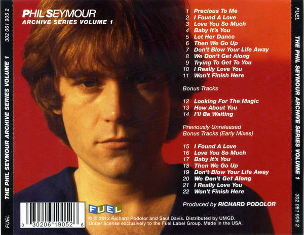 Phil Seymour - Phil Seymour 1 (CD) - Image 2