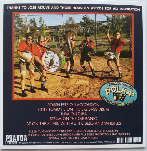 Polish Pete And The Polka? I Hardly Know Her Band - Altuve Polka / I love Those Houston Astros (Vinyl) - Image 2