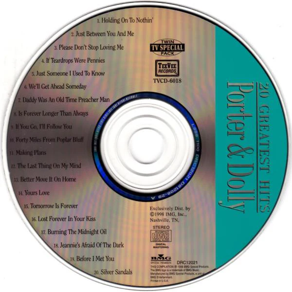 Porter & Dolly* - 20 Greatest Hits (CD) - Image 3