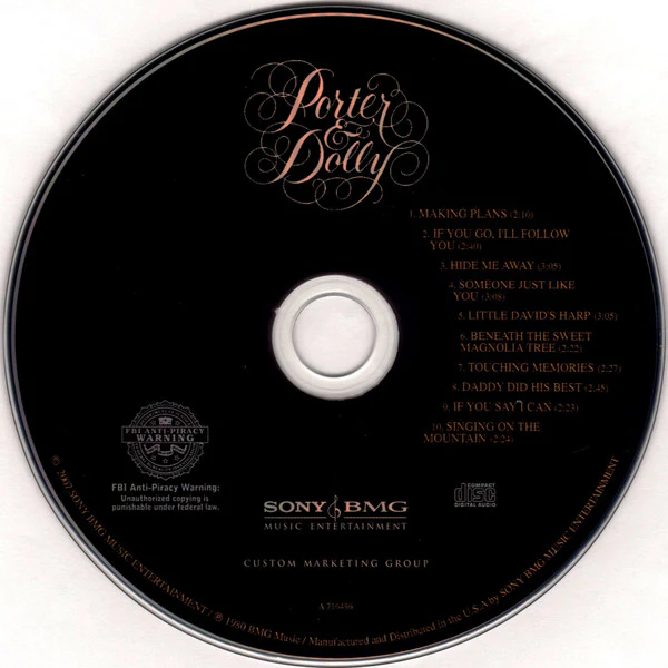 Porter Wagoner And Dolly Parton - Porter & Dolly (CD) - Image 3
