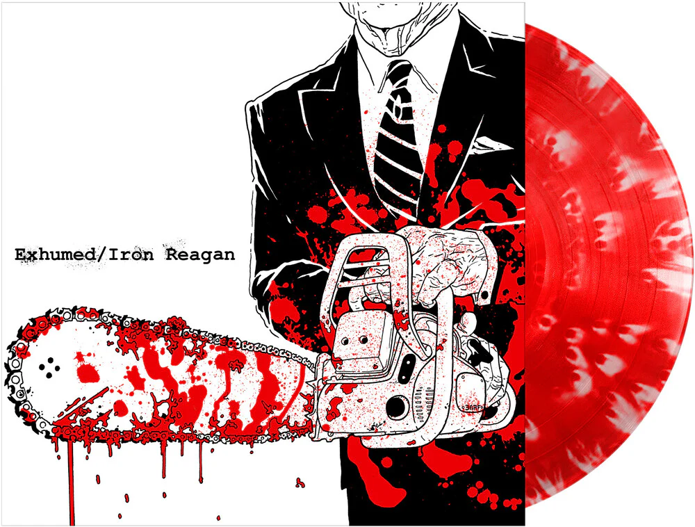 Pre-Order: Exhumed / Iron Reagan - Exhumed / Iron Reagan (Colored Vinyl) (Limited Edition) (Red) (Wht)