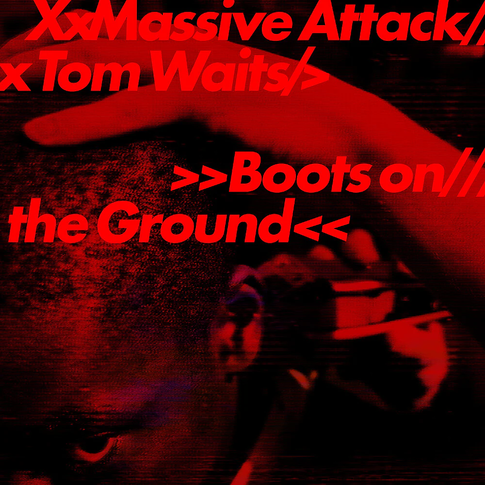 Pre-Order: Massive Attack feat. Tom Waits - Boots on the Ground (EcoSonic 180g - random red / white / blue mix)