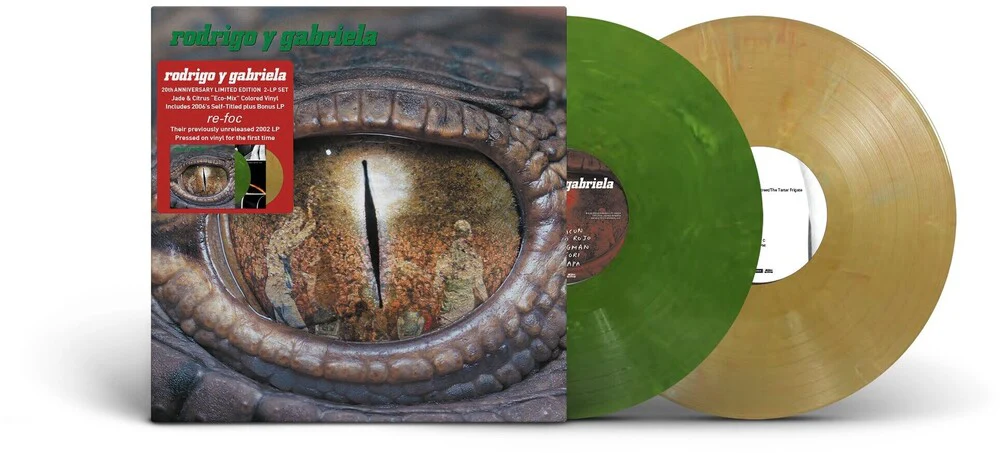Rodrigo Y Gabriela - Rodrigo Y Gabriela with bonus disc Re-Foc (20th Anniversary Edition) (Jade & Citrus Colored Vinyl)
