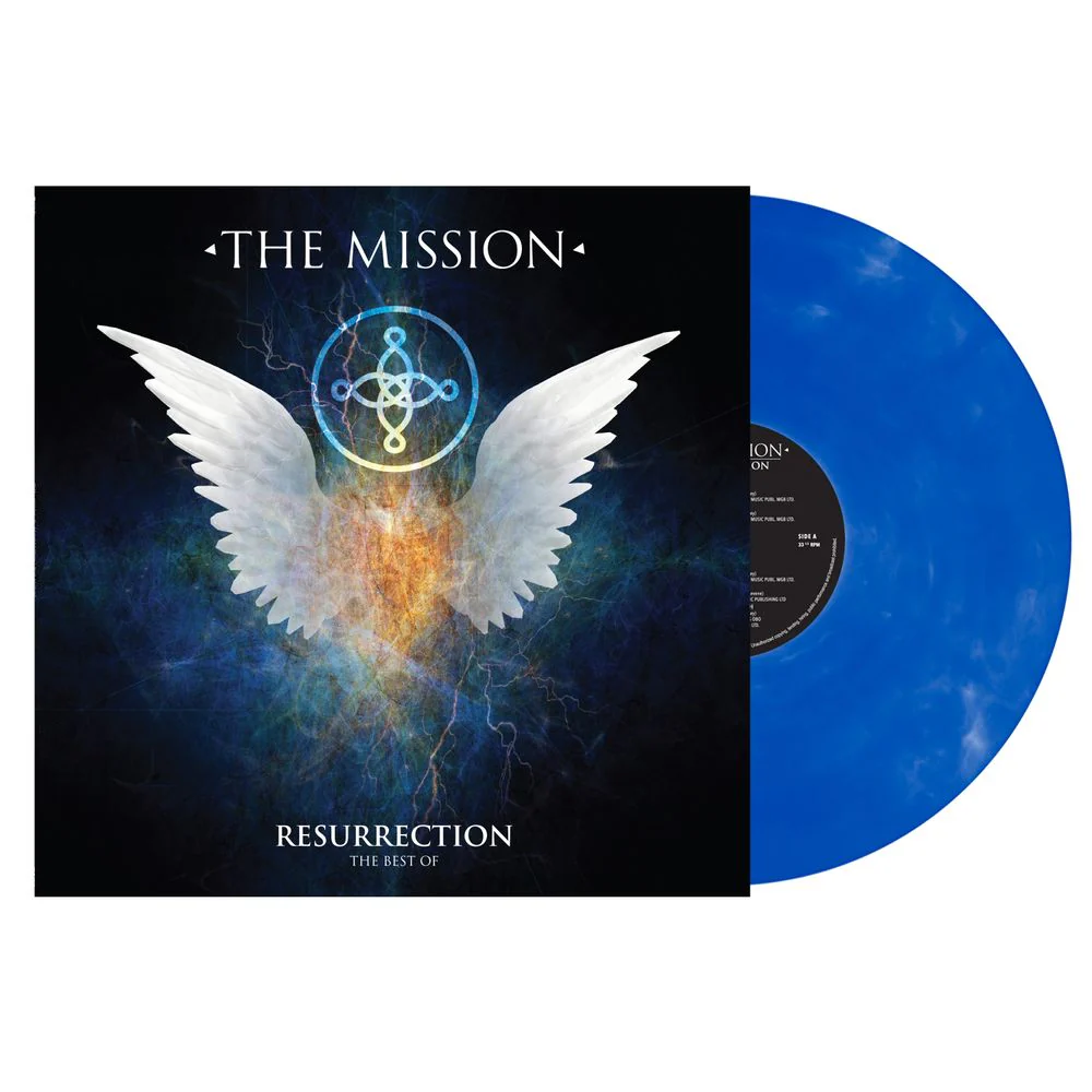 Pre-Order: The Mission - Resurrection - The Best Of (Blue & White Marble)