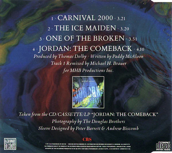 Prefab Sprout - Jordan: The EP (CD) - Image 4