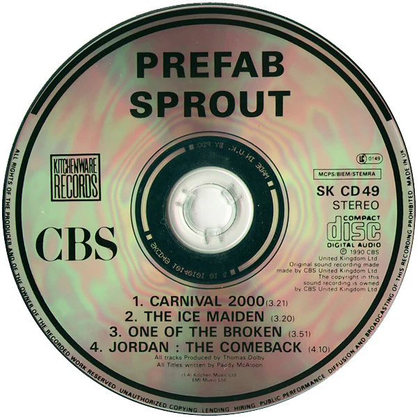 Prefab Sprout - Jordan: The EP (CD) - Image 5