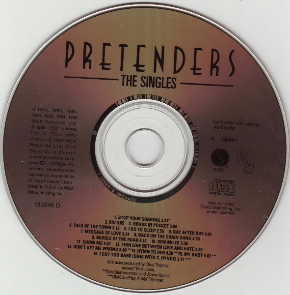 Pretenders* - The Singles (CD) - Image 3