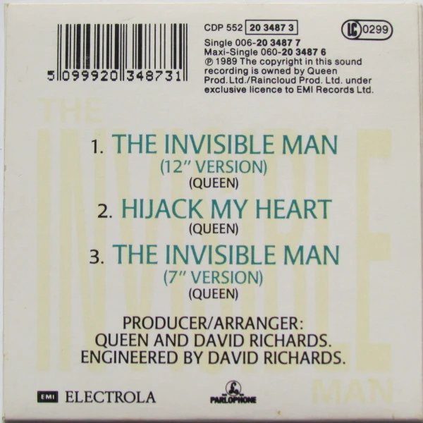 Queen - The Invisible Man (CD) - Image 2