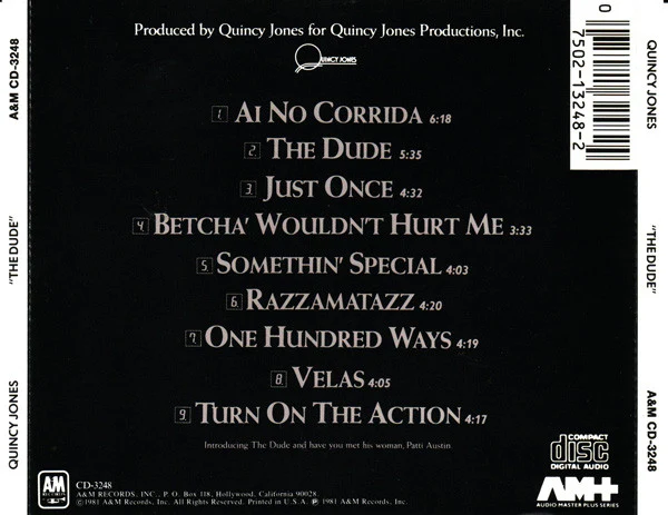 Quincy Jones - The Dude (CD) - Image 3