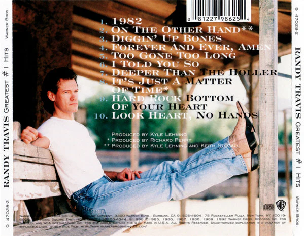 Randy Travis - Greatest #1 Hits (CD) - Image 2