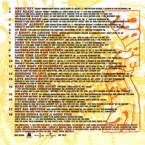 Rare Earth - The Collection (CD) - Image 2