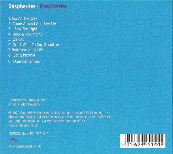 Raspberries - Raspberries (CD) - Image 5