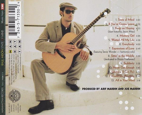Raul Midón - State Of Mind (CD) - Image 2