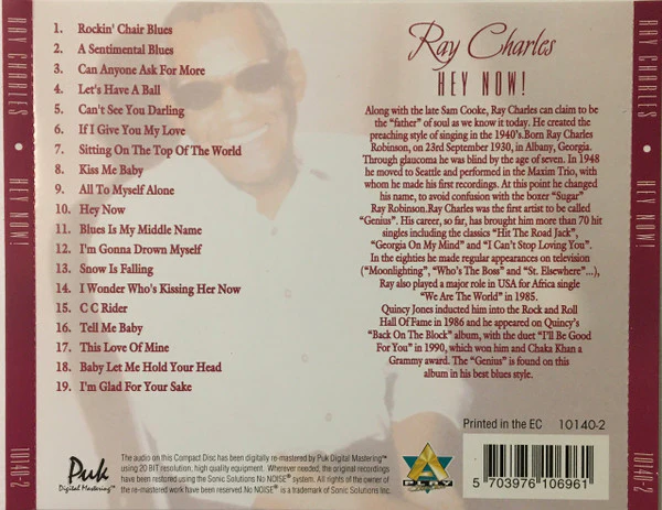 Ray Charles - Hey Now! (CD) - Image 4