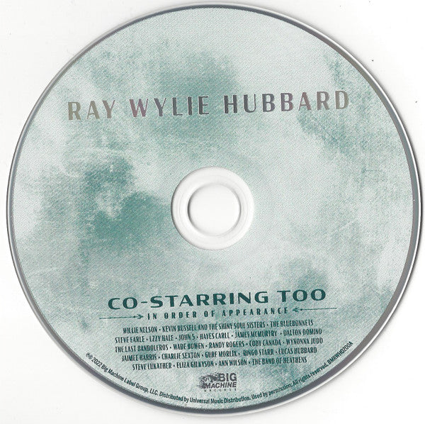 Ray Wylie Hubbard - Co-Starring Too (CD) - Image 3