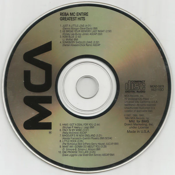 Reba McEntire - Reba McEntire's Greatest Hits (CD) - Image 3
