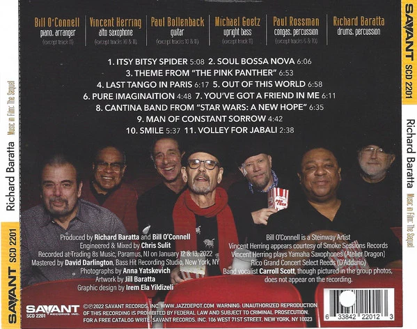 Richard Baratta - Music In Film: The Sequel (CD) - Image 2