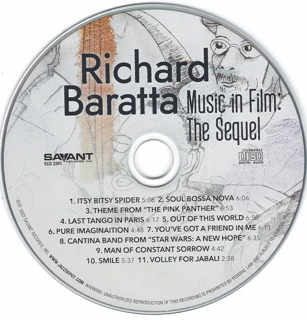 Richard Baratta - Music In Film: The Sequel (CD) - Image 3