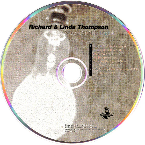 Richard & Linda Thompson - Shoot Out The Lights (CD) - Image 3