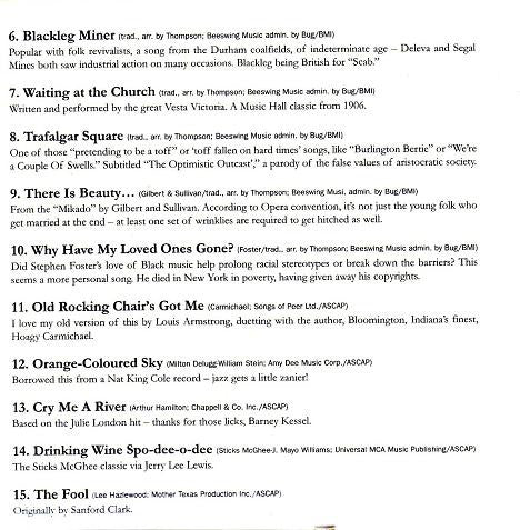 Richard Thompson - 1000 Years Of Popular Music (CD) - Image 3