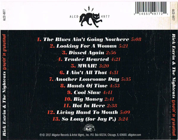 Rick Estrin And The Nightcats - Groovin' In Greaseland (CD) - Image 2