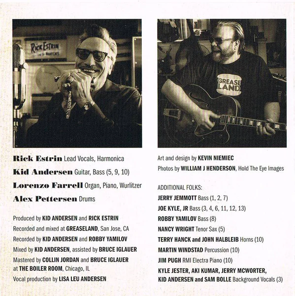 Rick Estrin And The Nightcats - Groovin' In Greaseland (CD) - Image 5
