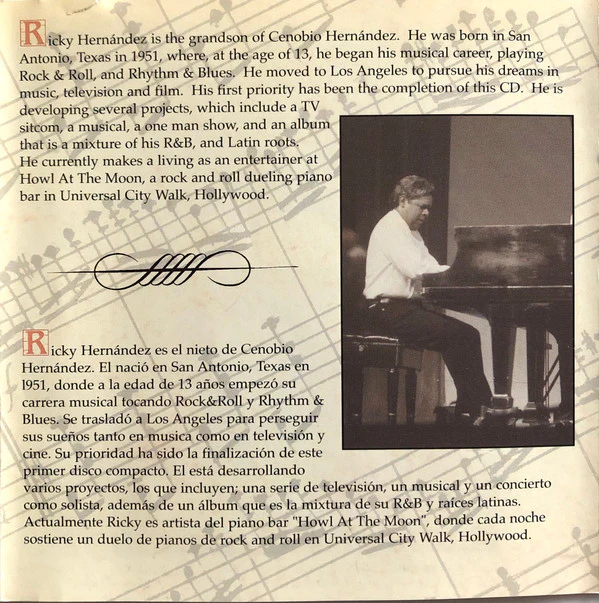Ricky Hernandez - Recuerdos Music Para Piano Por Cenobio Hernández (CD) - Image 3