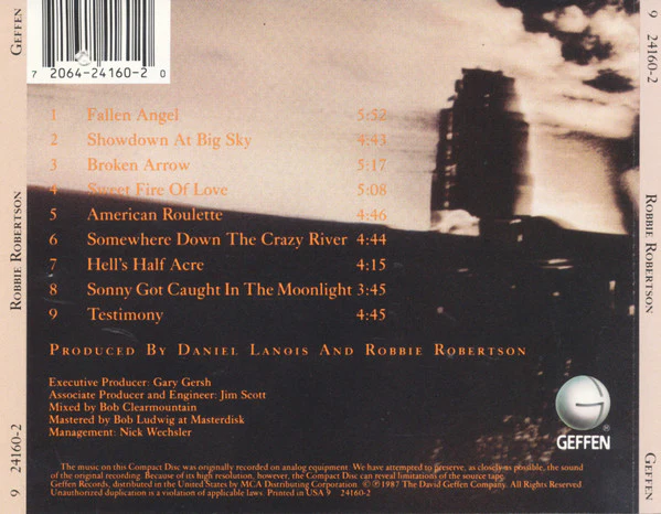 Robbie Robertson - Robbie Robertson (CD) - Image 2