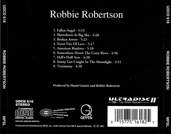 Robbie Robertson - Robbie Robertson (CD) - Image 2