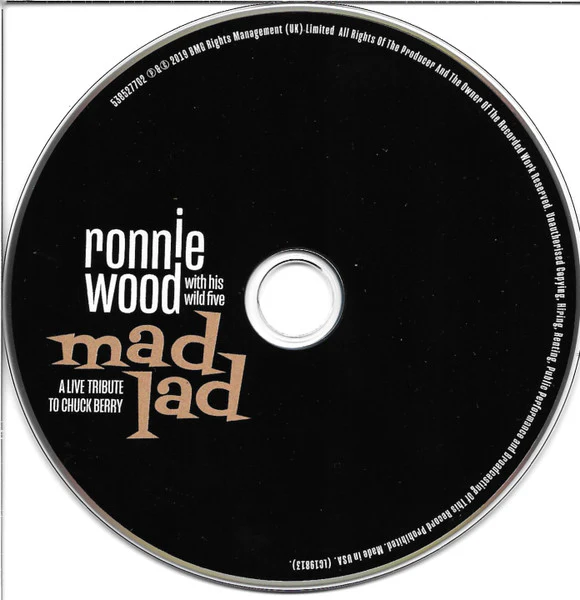 Ronnie Wood With His Wild Five - Mad Lad (A Live Tribute To Chuck Berry) (CD) - Image 3