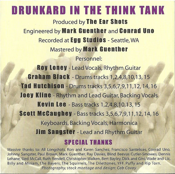 Roy Loney And The Longshots - Drunkard In The Think Tank (CD) - Image 4