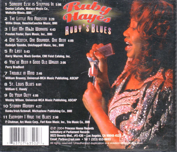 Ruby Hayes - Ruby's Blues (CD) - Image 2