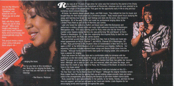Ruby Hayes - Ruby's Blues (CD) - Image 4