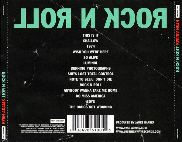 Ryan Adams - Rock N Roll (CD) - Image 2