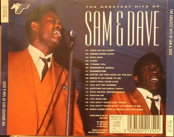 Sam & Dave - The Greatest Hits Of Sam & Dave (CD) - Image 3