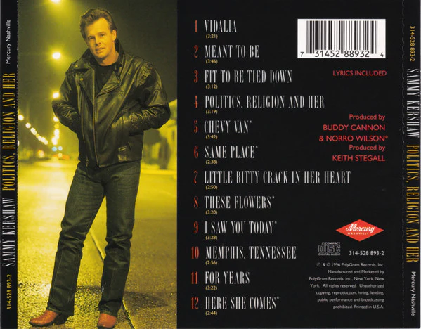 Sammy Kershaw - Politics Religion And Her (CD) - Image 2