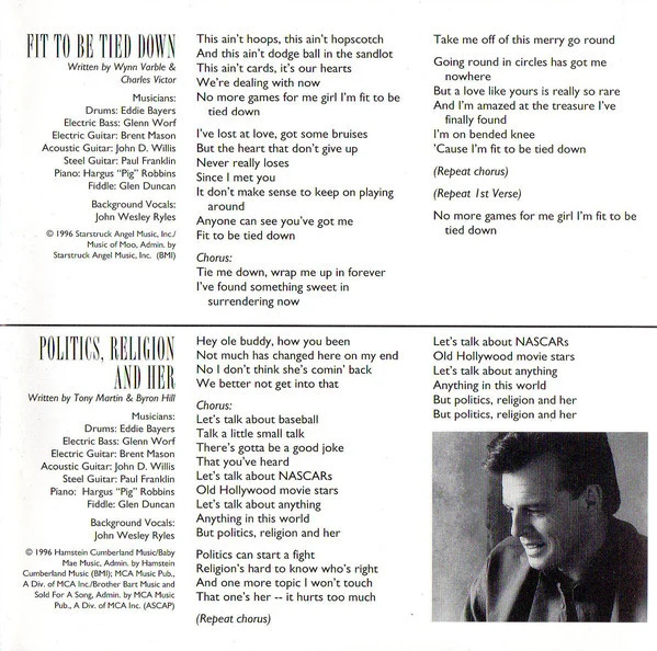 Sammy Kershaw - Politics Religion And Her (CD) - Image 5