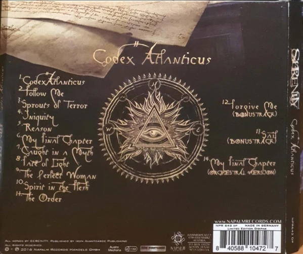 Serenity  - Codex Atlanticus (CD) - Image 2
